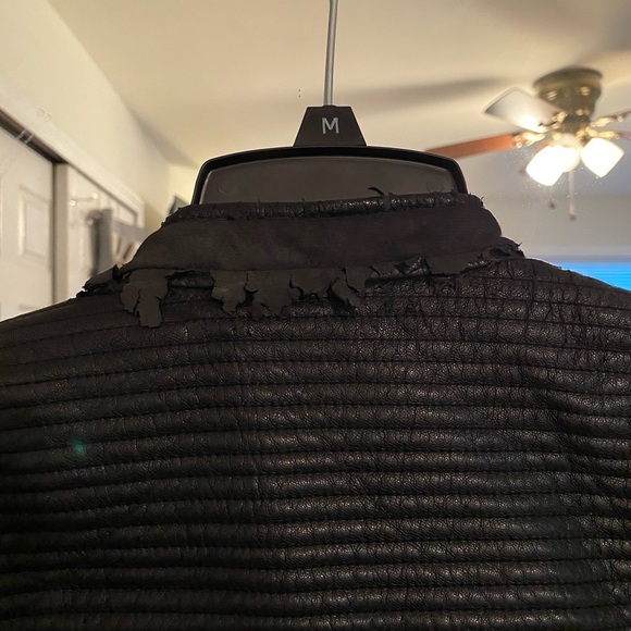 ZARA Leather Moto Jacket - Picture 4 of 8